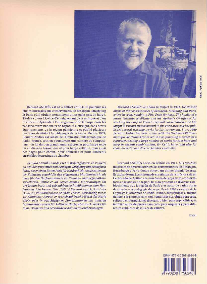 Préludes 1er Cahier - Harfe Solo - Bernard Andrès
