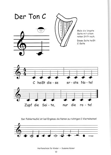 Harfenschule für Kinder - Susanne Kaiser