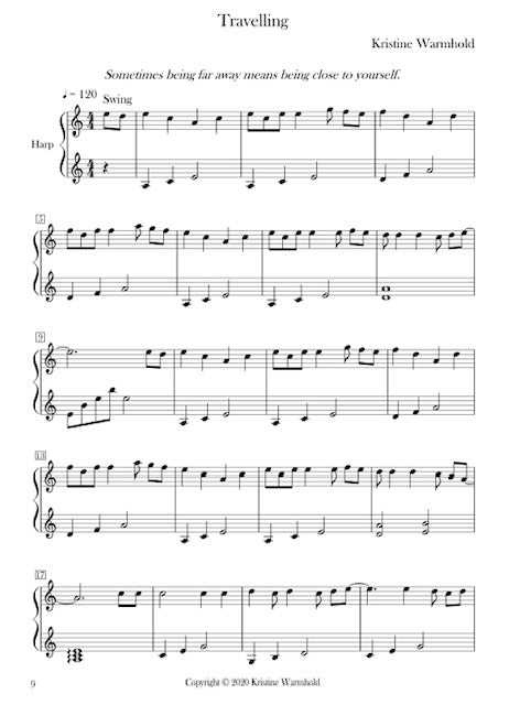 Pieces for Small Harp Vol. 4 - Kristine Warmhold
