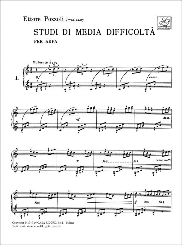 Studi Di Media Difficoltà Per Arpa - Pozzoli