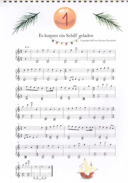 Adventskalender Harfe - Kristine Warmhold