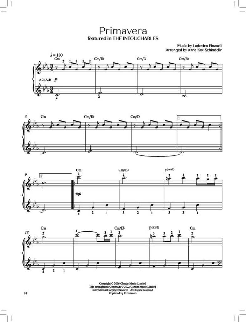 Film Tunes for Harp - arr. Anne Kox-Schindelin