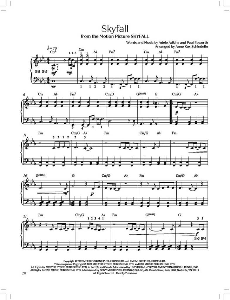Film Tunes for Harp - arr. Anne Kox-Schindelin