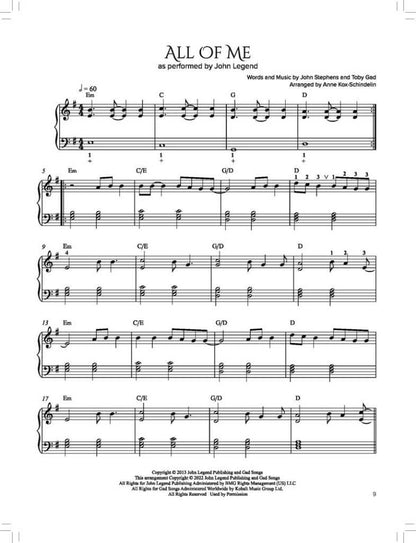 Pop Ballads for Harp - arr. Anne Kox-Schindelin