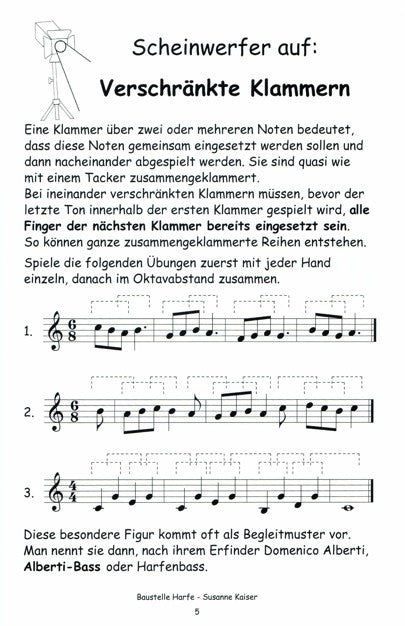 Baustelle Harfe – Harfenschule Band 2 - Susanne Kaiser