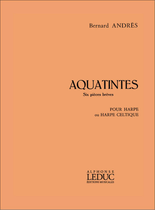 Aquatintes - Harfe Solo - Bernard Andrès