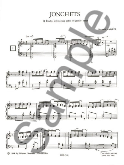 Jonchets - Harfe Solo - Bernard Andrès