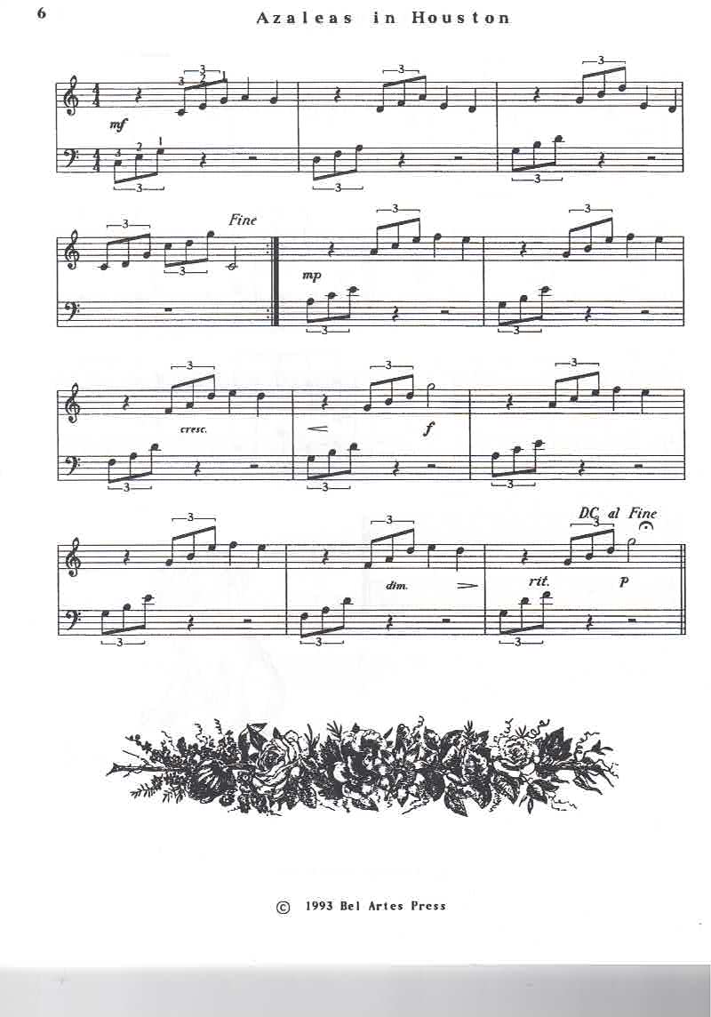 Small Bouquet for Young Harpist - Bonnie Goodrich