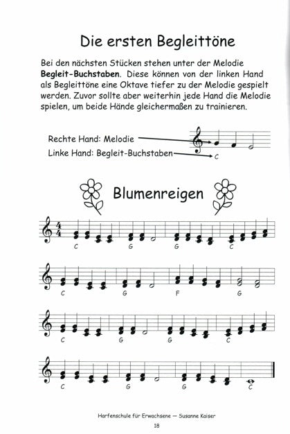 Harfenschule für Erwachsene - Susanne Kaiser