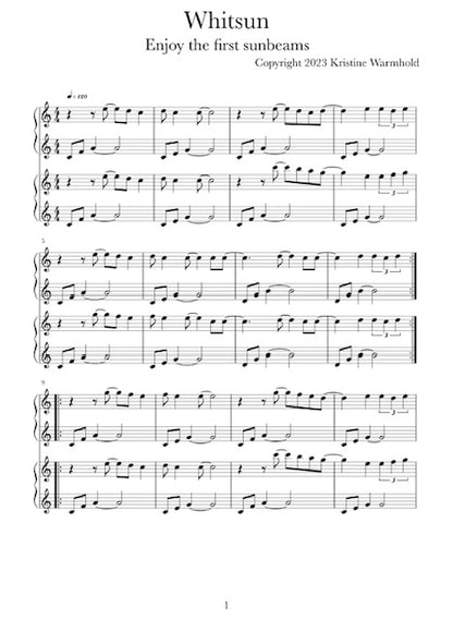 Duets for Small Harp - Kristine Warmhold