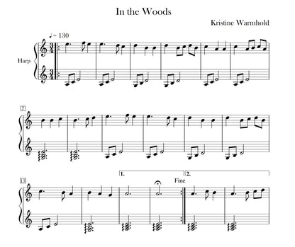 Pieces for Small Harp Vol. 3 - Kristine Warmhold