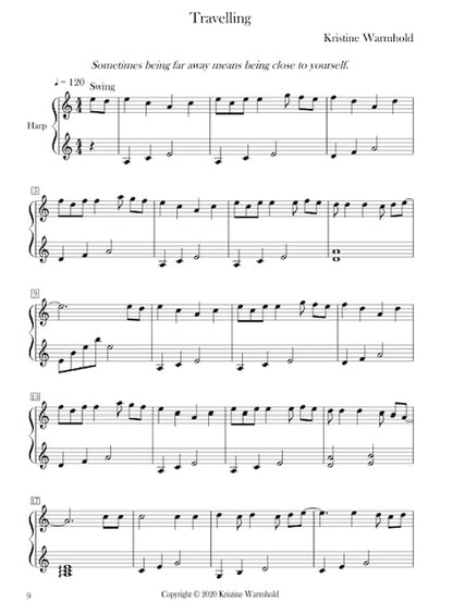 Pieces for Small Harp Vol. 4 - Kristine Warmhold