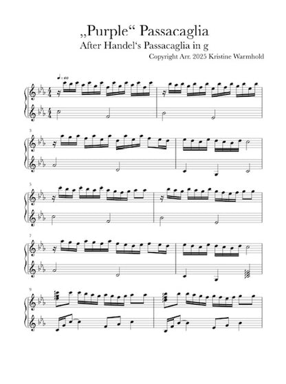 Purple Passacaglia - arr. Kristine Warmhold