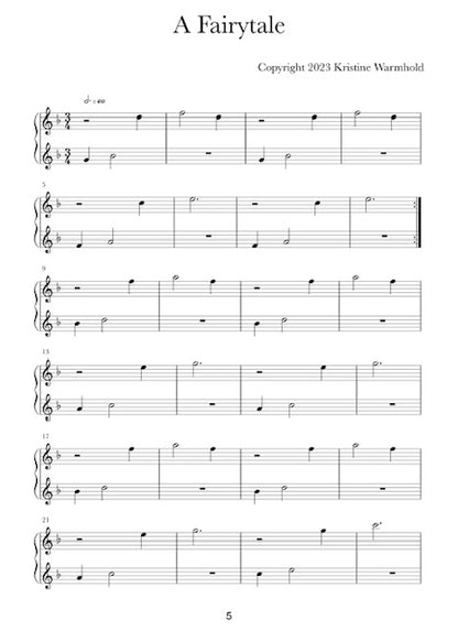 The Little Book for Tiny Harp - Kristine Warmhold