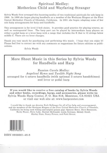 Spiritual Medley for harp and handbells - arr. Sylvia Woods